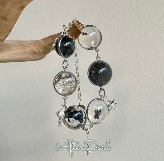 Afterdark Special Mineral · Dark Matter · Original Design Natural Special Mineral Ghost Crystal Bracelet