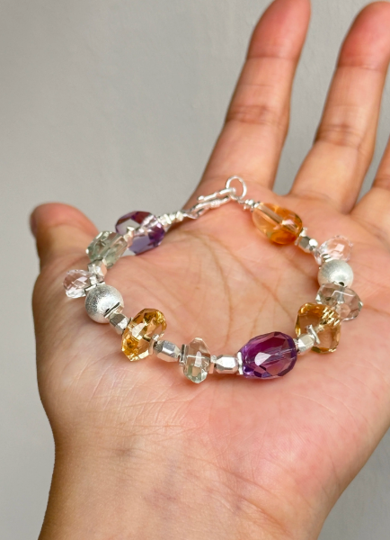 duobao · original design [spring dawn and dusk] natural duobao crystal bracelet for wealth, career, love, and good luck
