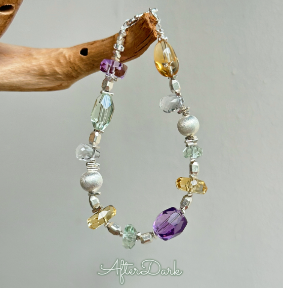duobao · original design [spring dawn and dusk] natural duobao crystal bracelet for wealth, career, love, and good luck