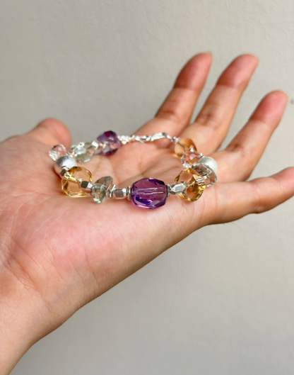 Duobao · Original Design [Spring Dawn and Dusk] Natural Duobao Crystal Bracelet for Wealth, Career, Love, and Good Luck